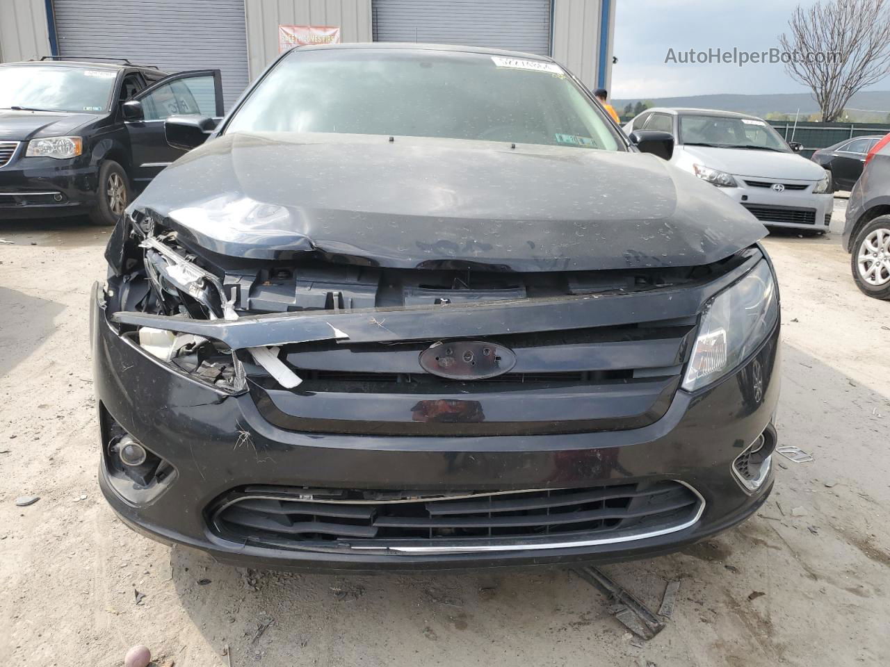 2012 Ford Fusion Se Black vin: 3FAHP0HA5CR120897