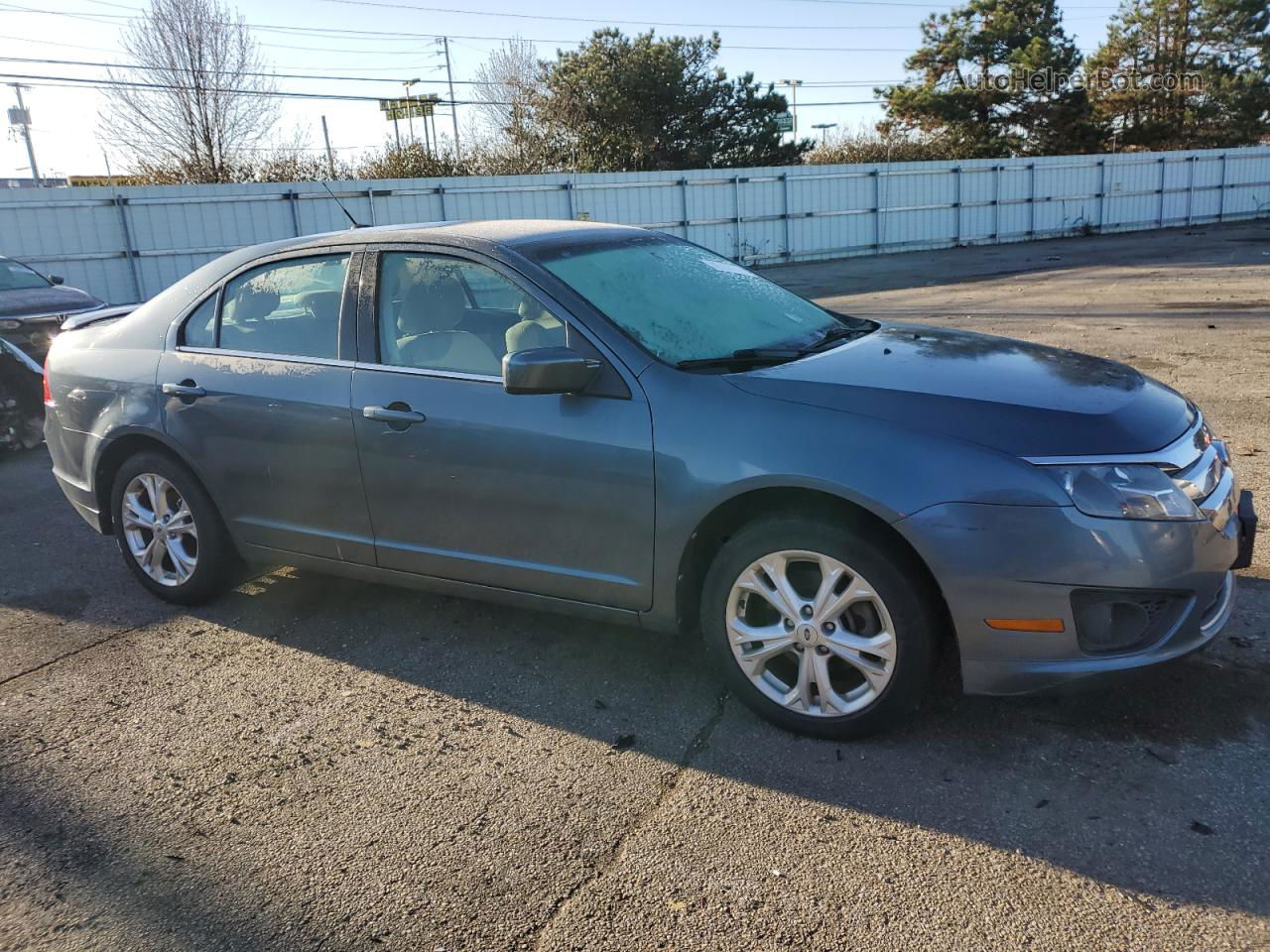 2012 Ford Fusion Se Blue vin: 3FAHP0HA5CR158484