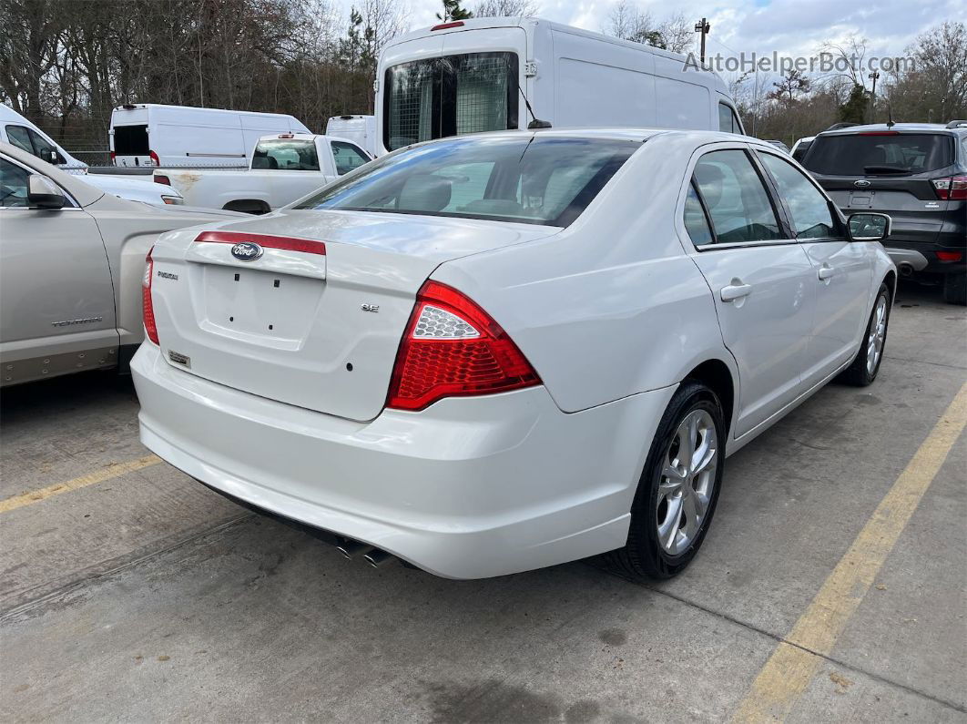 2012 Ford Fusion Se vin: 3FAHP0HA5CR239839