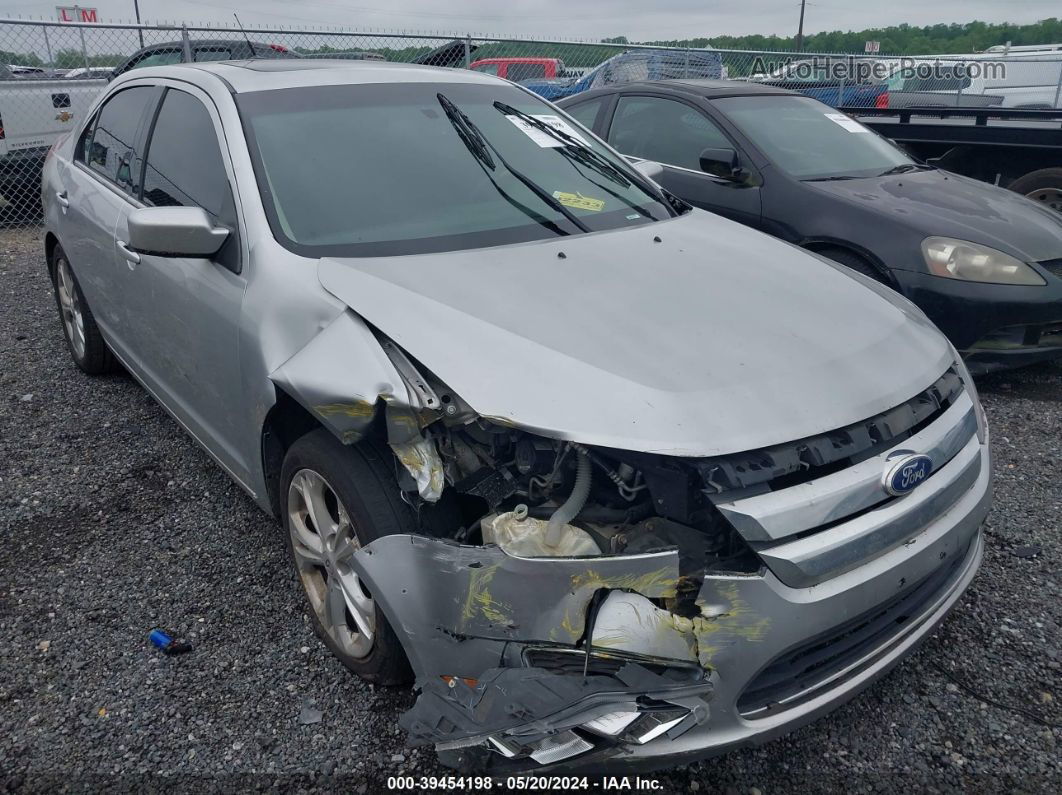 2012 Ford Fusion Se Silver vin: 3FAHP0HA5CR241297