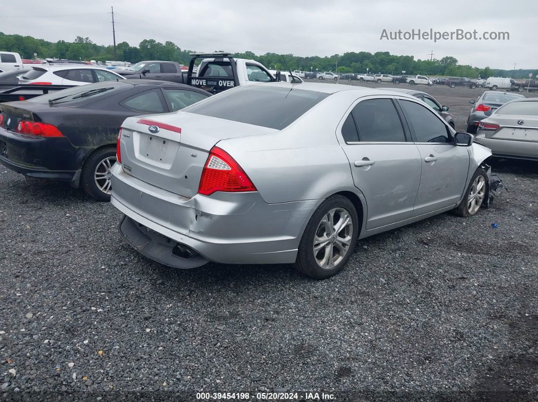 2012 Ford Fusion Se Silver vin: 3FAHP0HA5CR241297