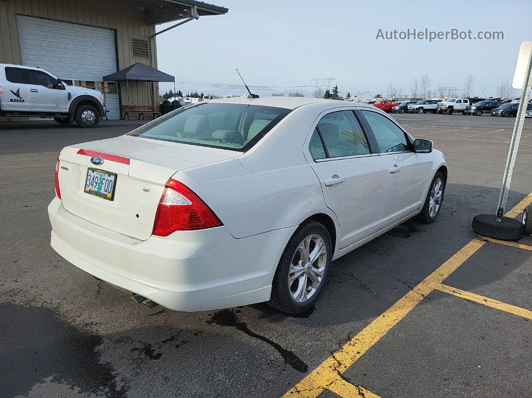 2012 Ford Fusion Se vin: 3FAHP0HA5CR250694