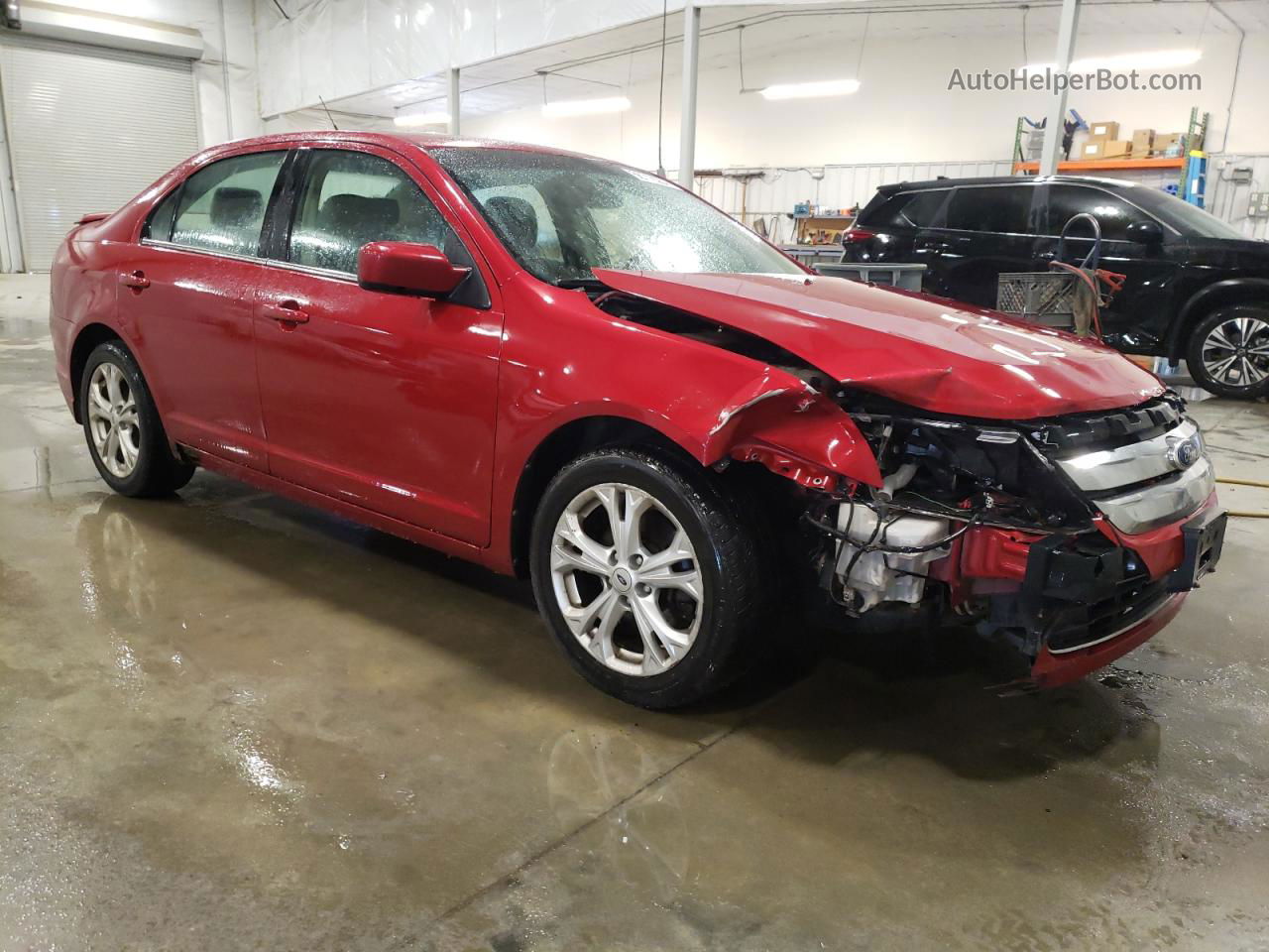 2012 Ford Fusion Se Red vin: 3FAHP0HA5CR259346