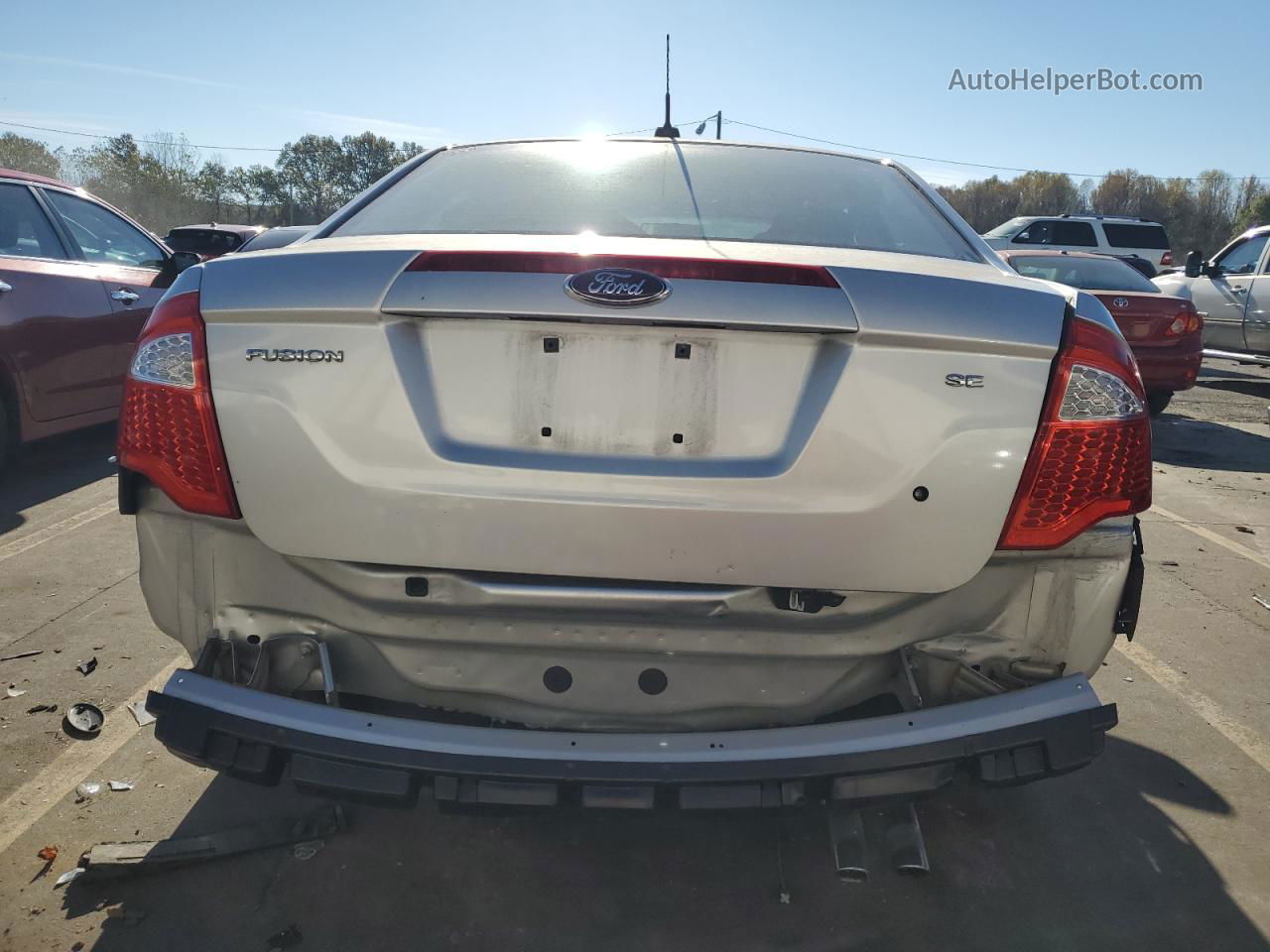 2012 Ford Fusion Se Silver vin: 3FAHP0HA5CR340430