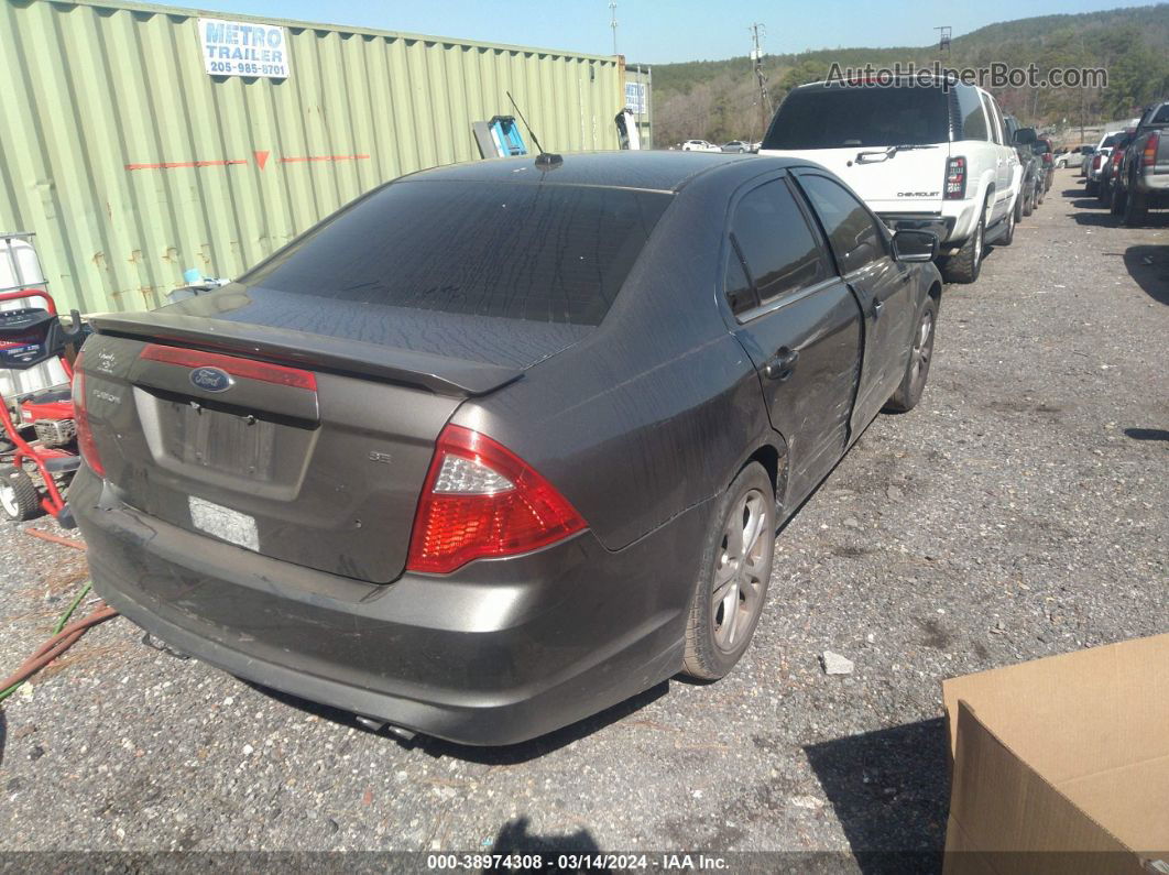 2012 Ford Fusion Se Серый vin: 3FAHP0HA5CR372469