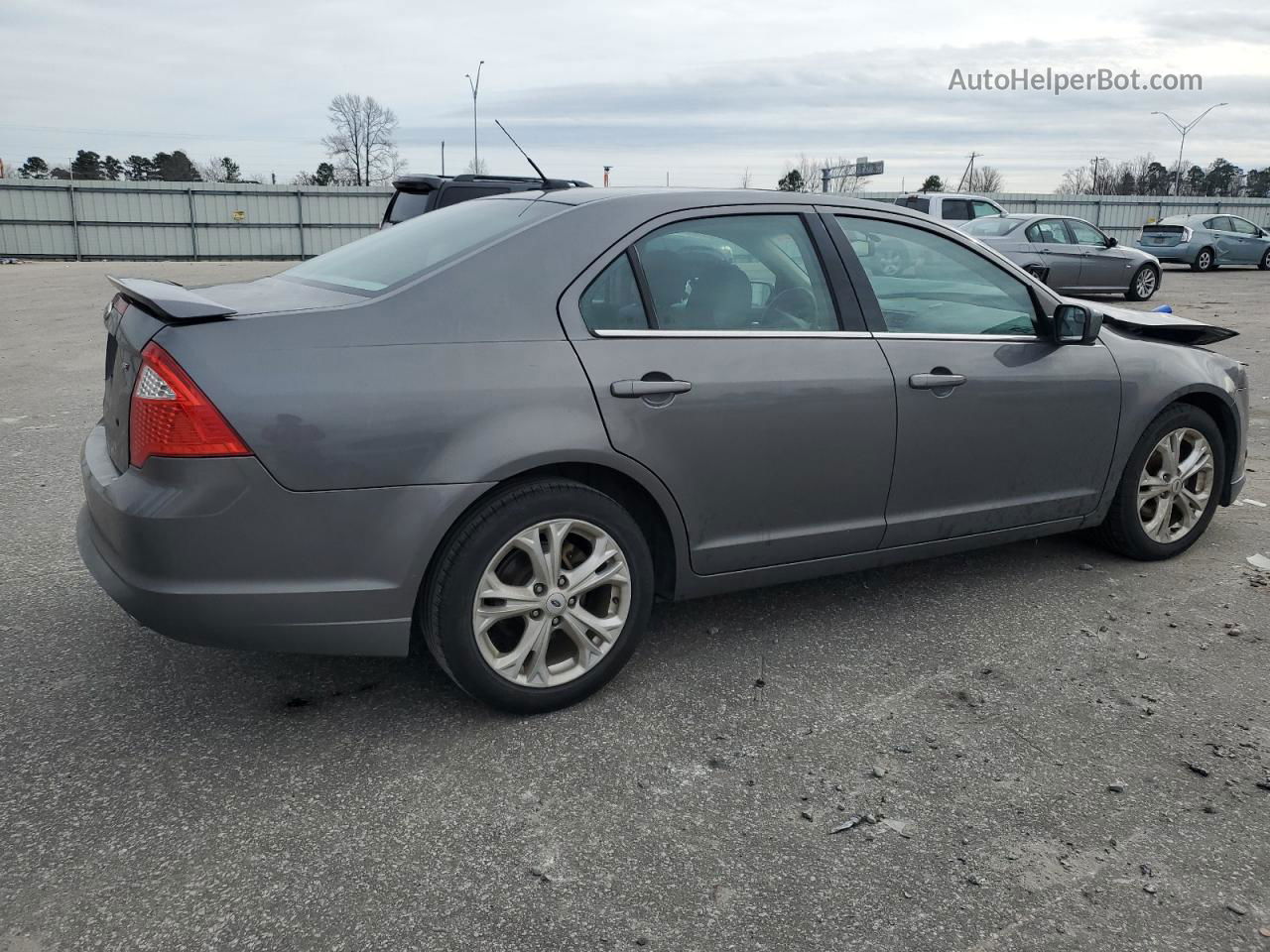 2012 Ford Fusion Se Charcoal vin: 3FAHP0HA5CR406314