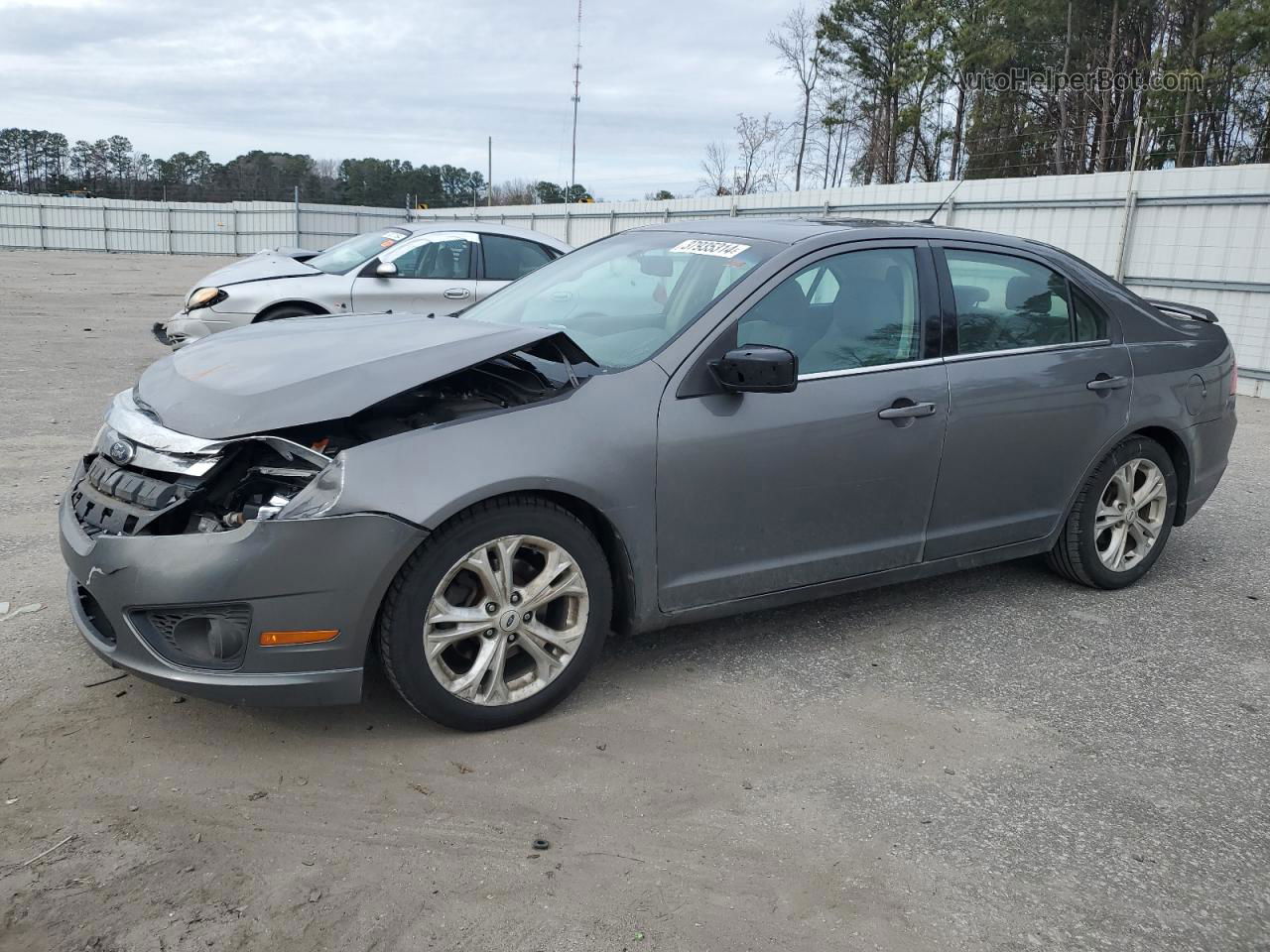 2012 Ford Fusion Se Charcoal vin: 3FAHP0HA5CR406314