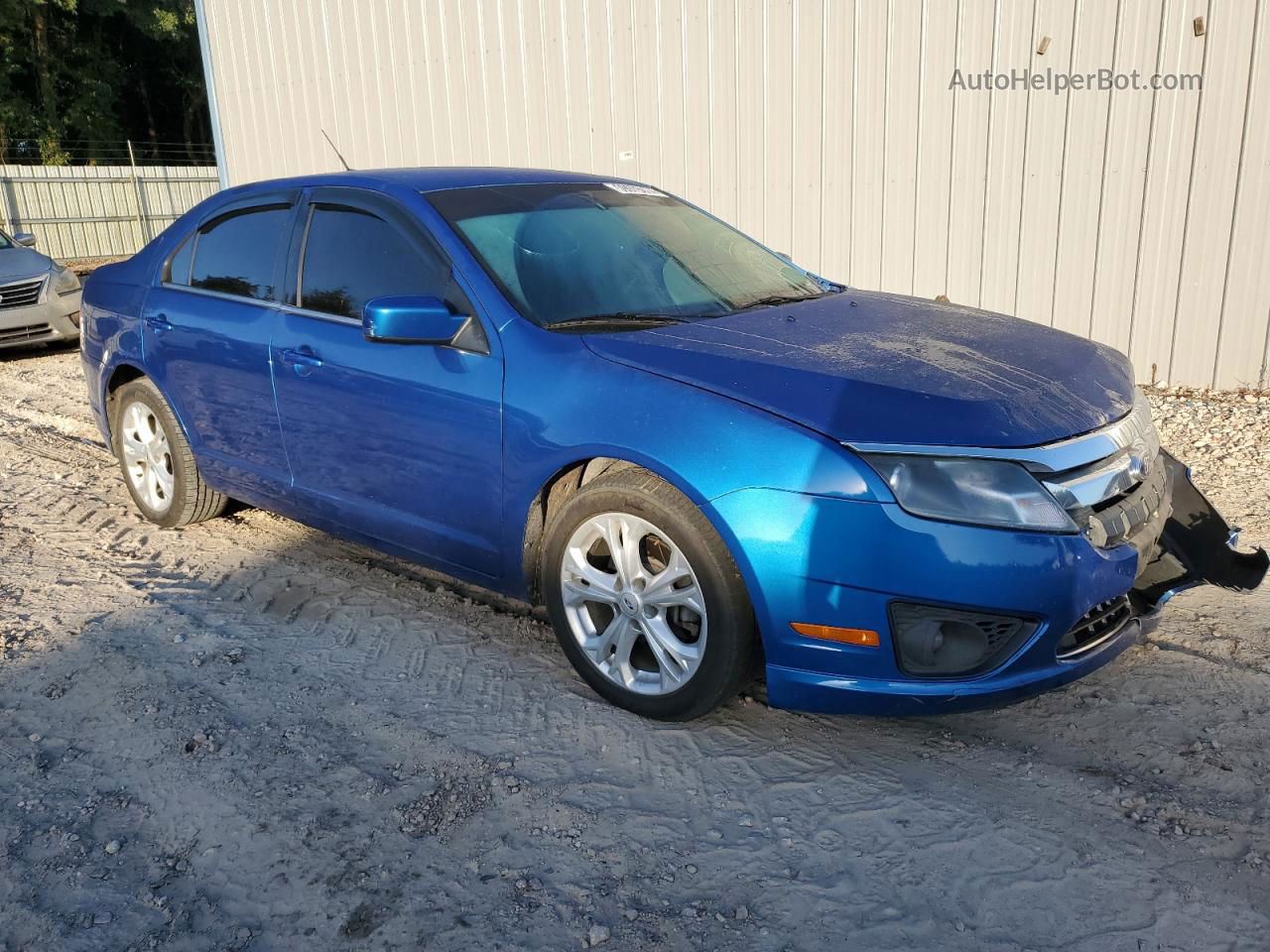 2012 Ford Fusion Se Blue vin: 3FAHP0HA5CR421573