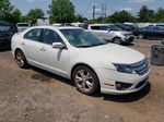 2012 Ford Fusion Se White vin: 3FAHP0HA5CR424960