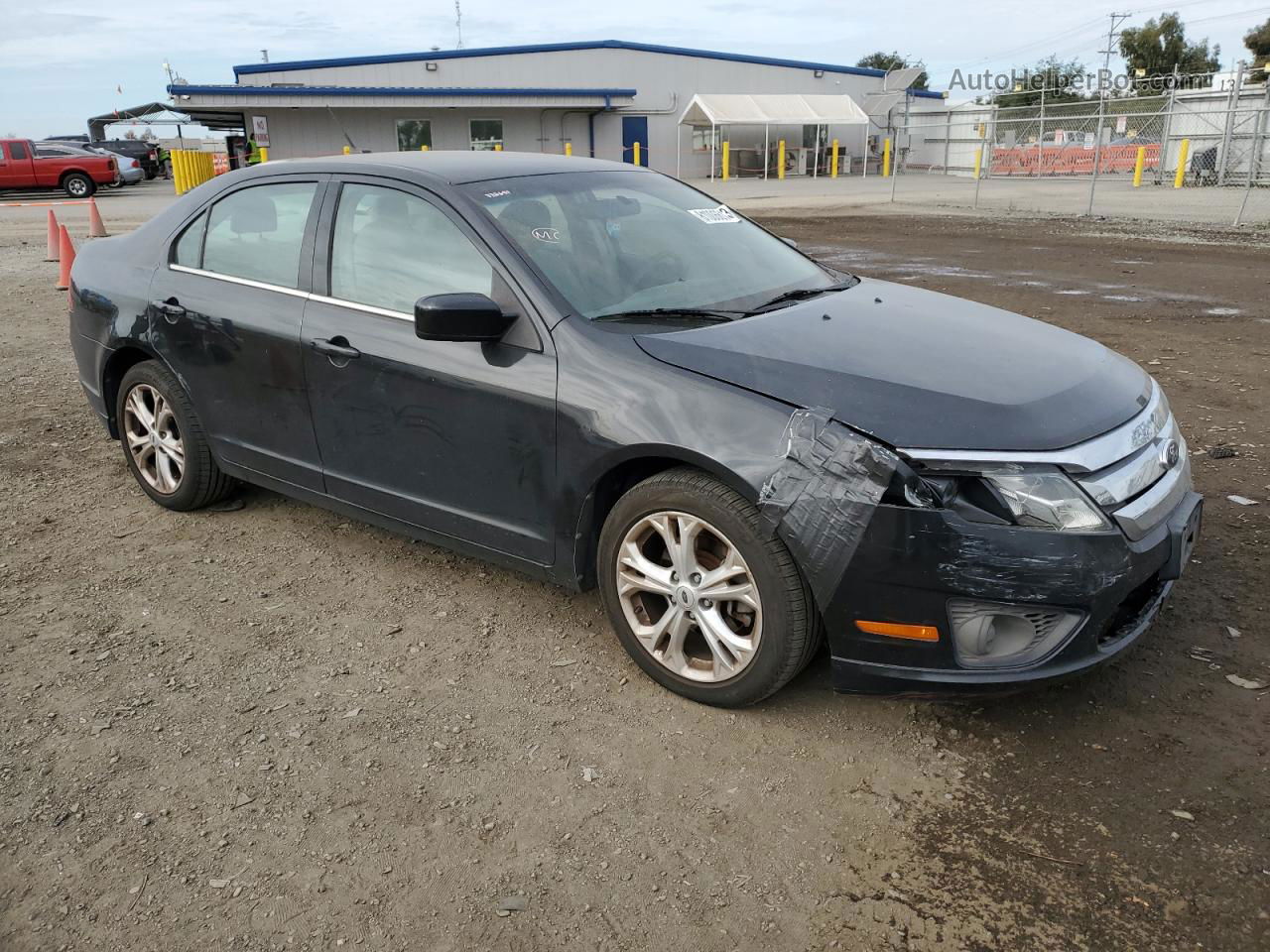 2012 Ford Fusion Se Gray vin: 3FAHP0HA5CR439393