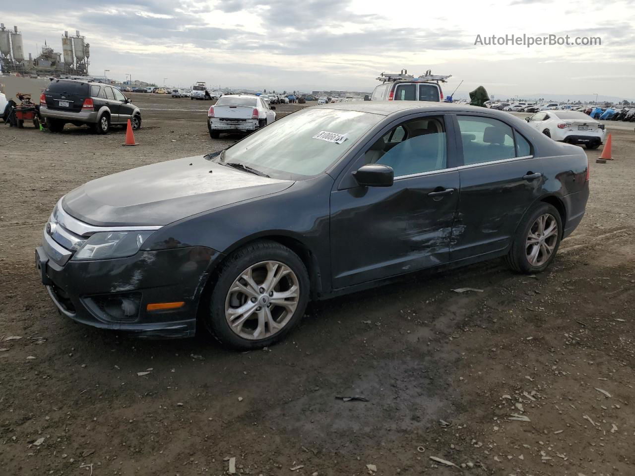 2012 Ford Fusion Se Gray vin: 3FAHP0HA5CR439393