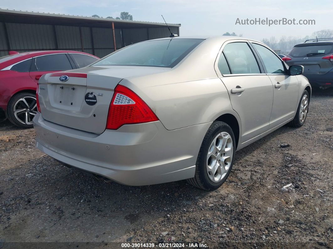 2010 Ford Fusion Se Gold vin: 3FAHP0HA6AR102504