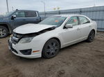 2010 Ford Fusion Se White vin: 3FAHP0HA6AR112255