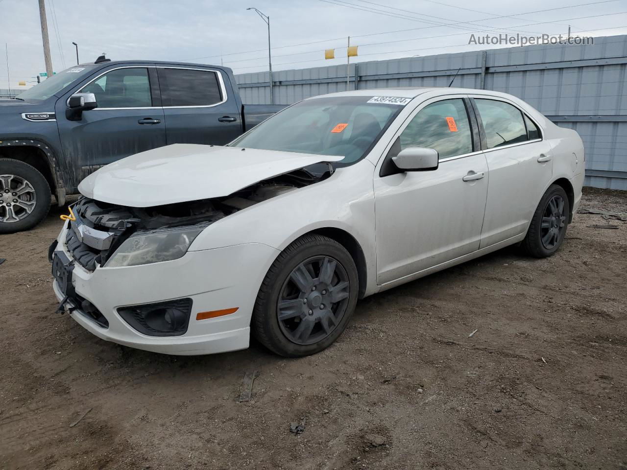 2010 Ford Fusion Se White vin: 3FAHP0HA6AR112255