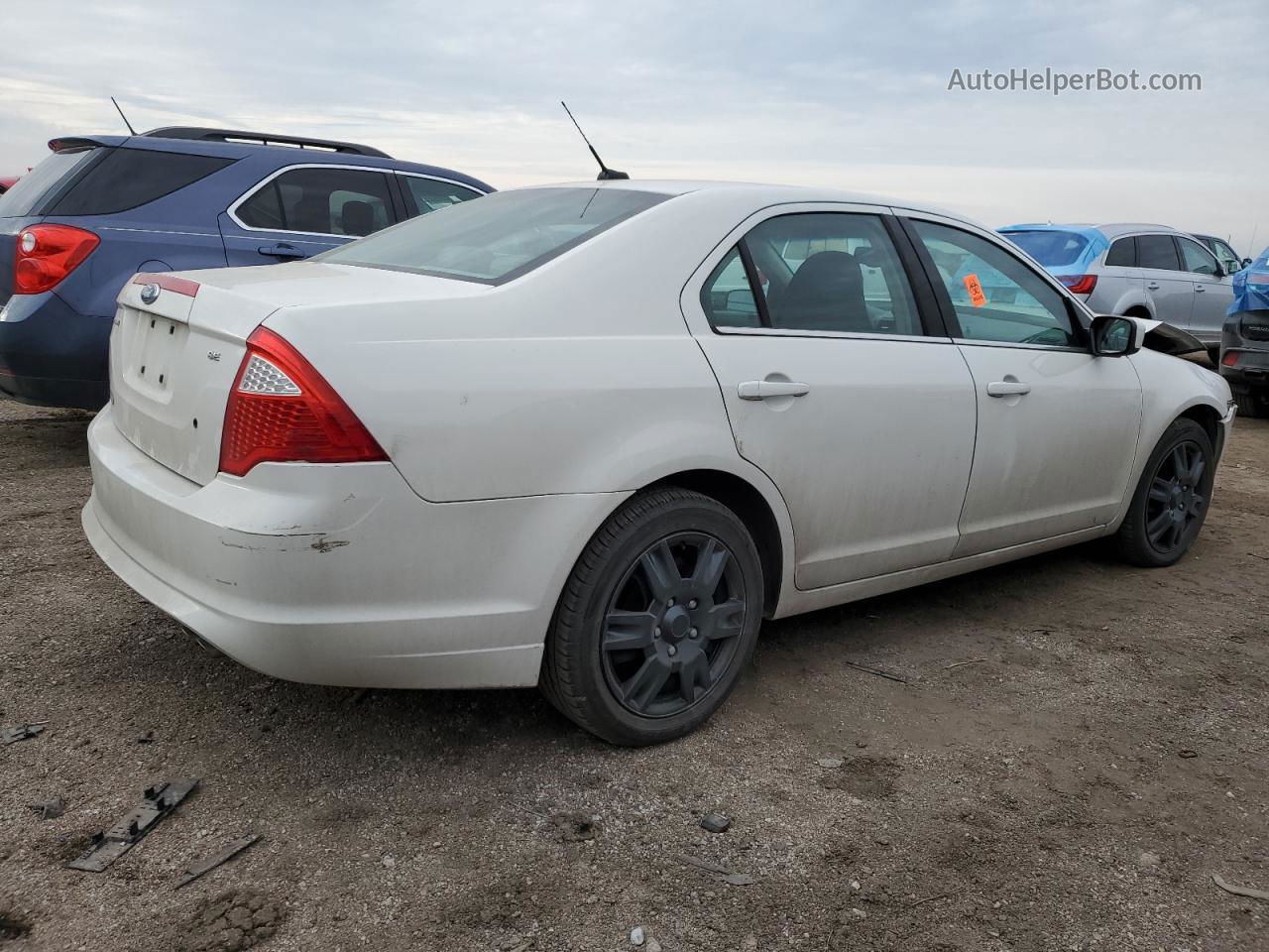 2010 Ford Fusion Se White vin: 3FAHP0HA6AR112255