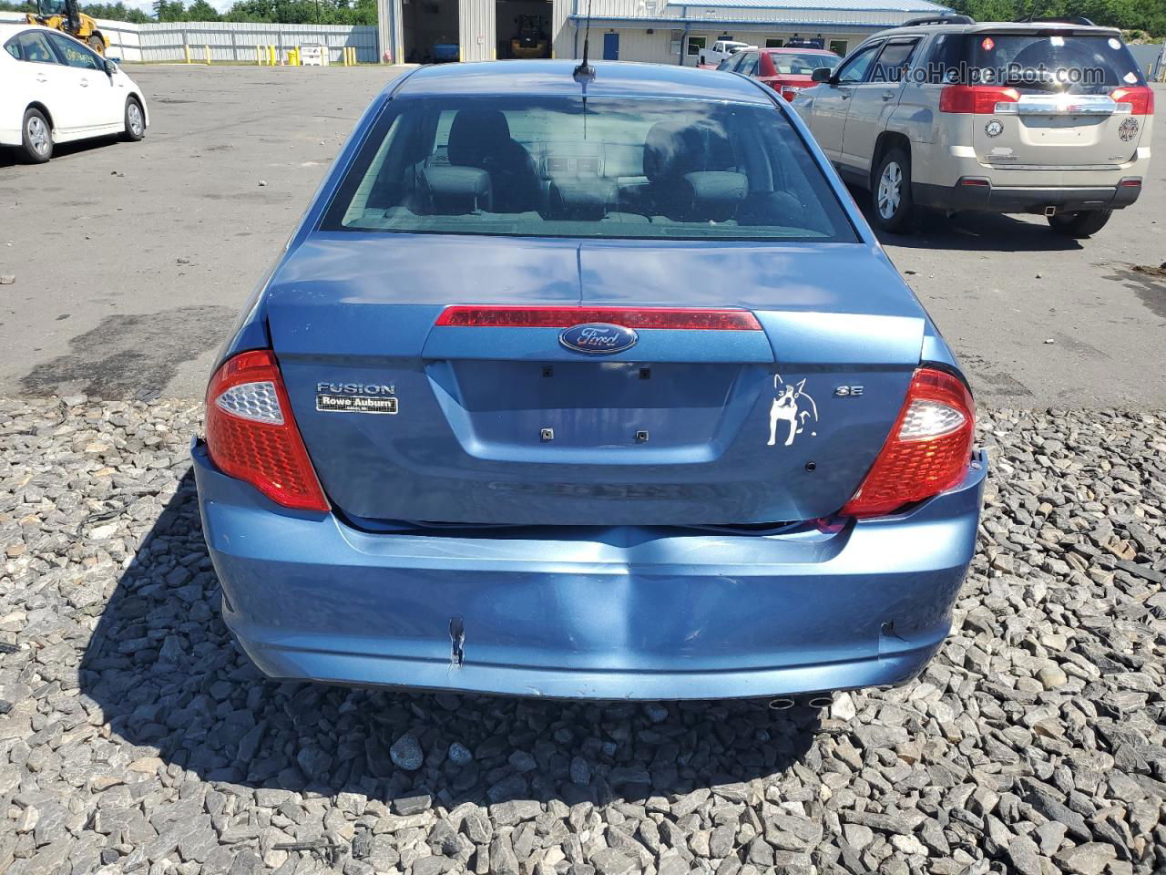 2010 Ford Fusion Se Blue vin: 3FAHP0HA6AR176439