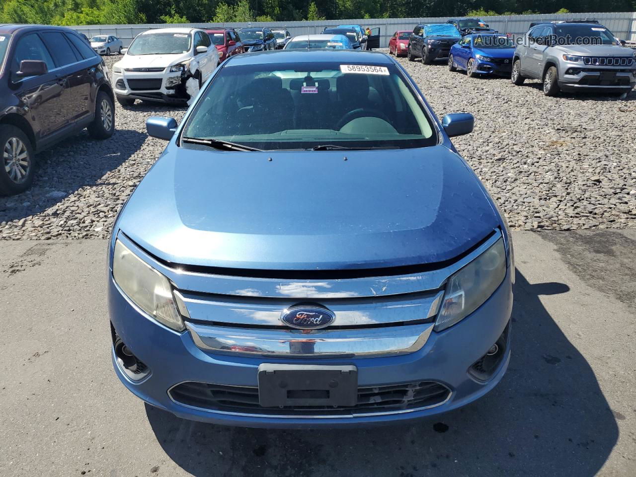 2010 Ford Fusion Se Blue vin: 3FAHP0HA6AR176439