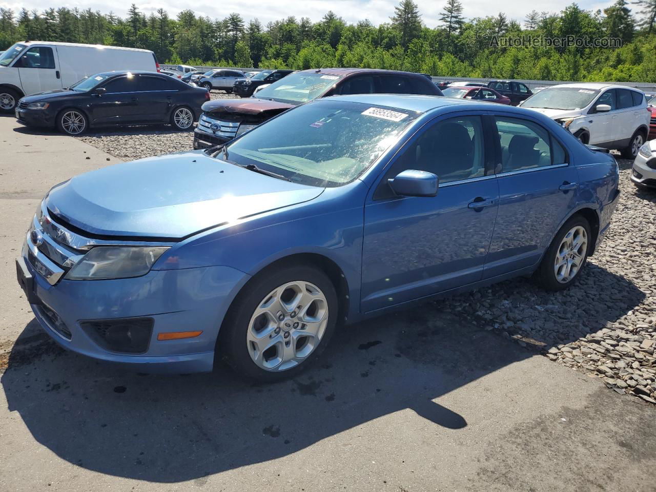 2010 Ford Fusion Se Blue vin: 3FAHP0HA6AR176439