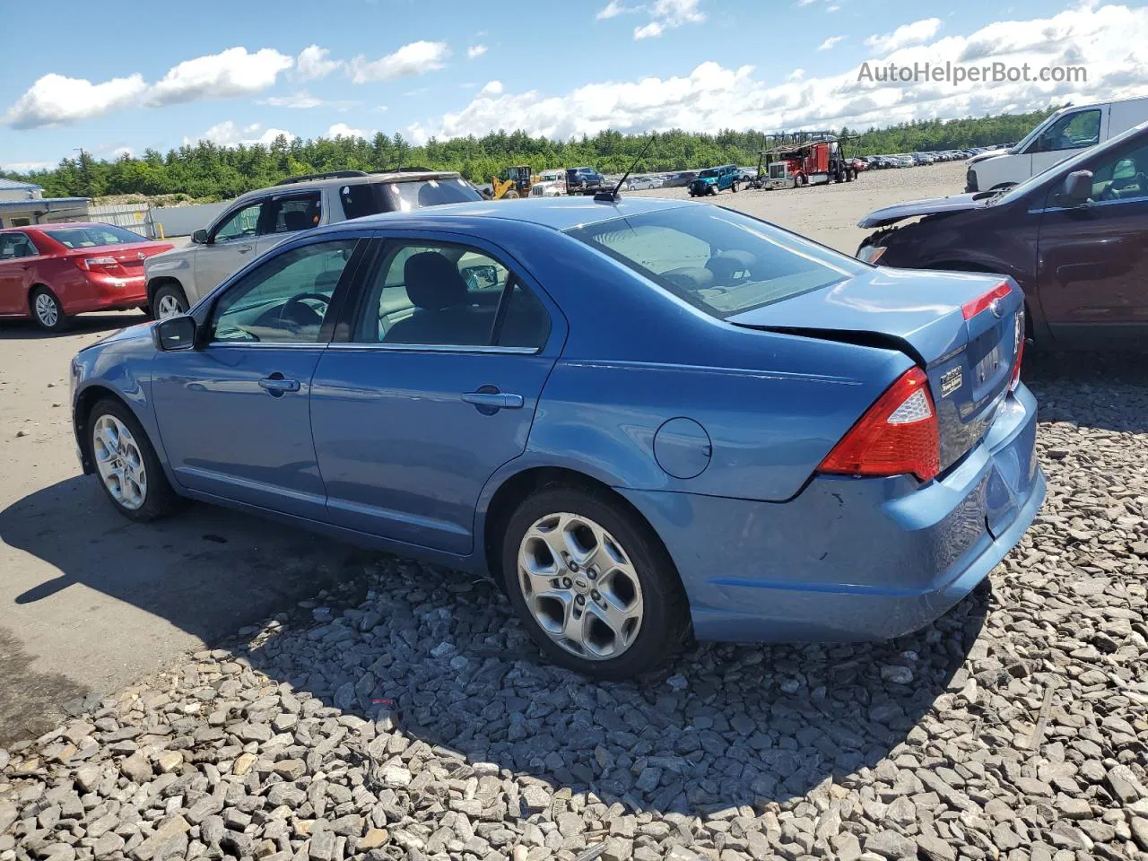 2010 Ford Fusion Se Blue vin: 3FAHP0HA6AR176439