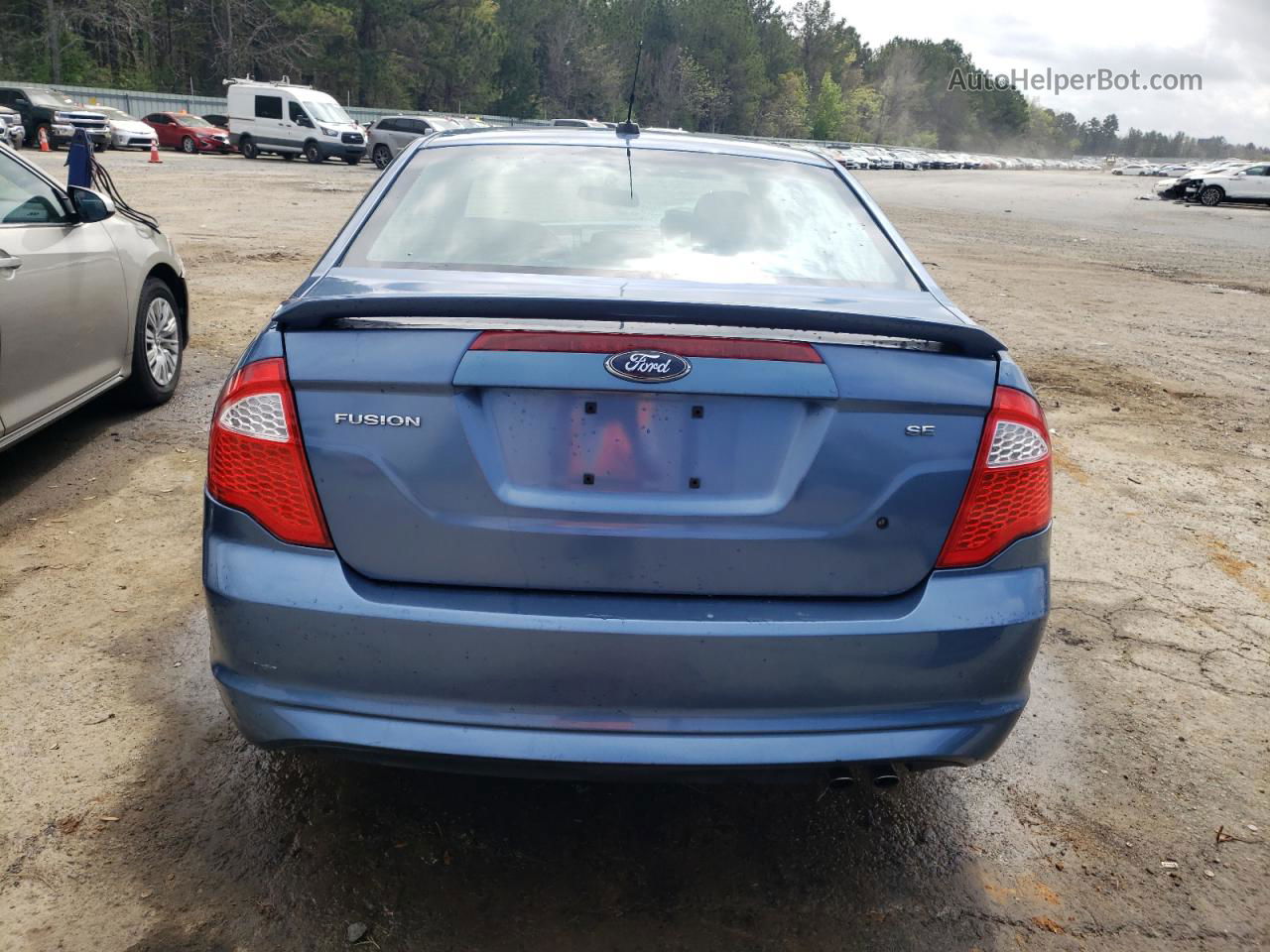 2010 Ford Fusion Se Blue vin: 3FAHP0HA6AR195282