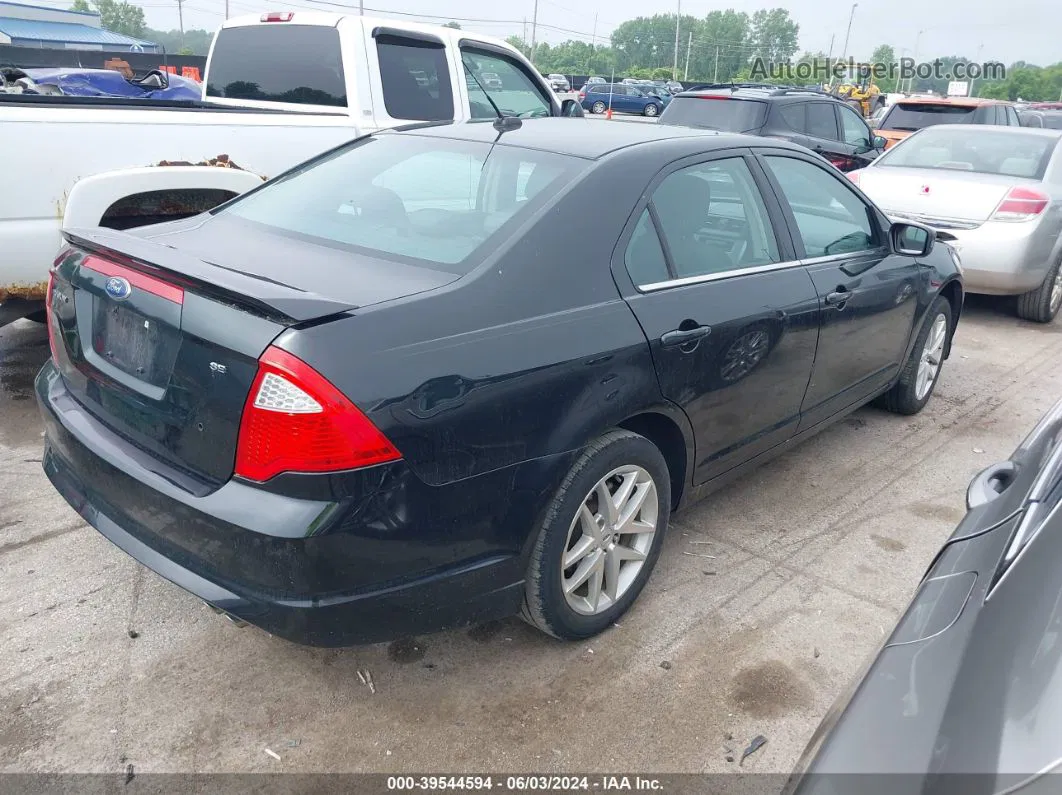 2010 Ford Fusion Se Black vin: 3FAHP0HA6AR366080