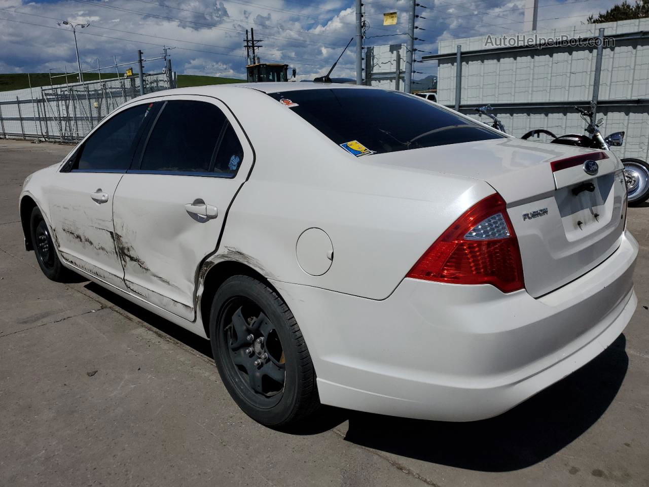 2010 Ford Fusion Se White vin: 3FAHP0HA6AR374101