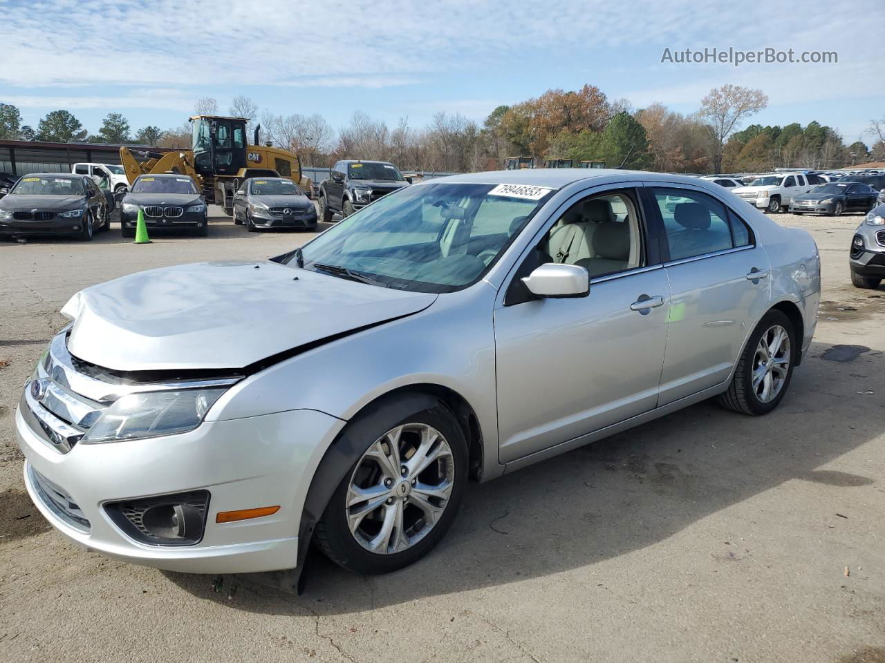 2012 Ford Fusion Se Silver vin: 3FAHP0HA6CR102909