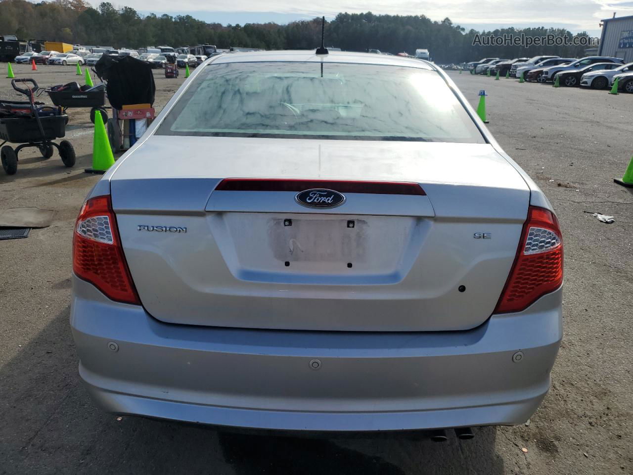 2012 Ford Fusion Se Silver vin: 3FAHP0HA6CR102909