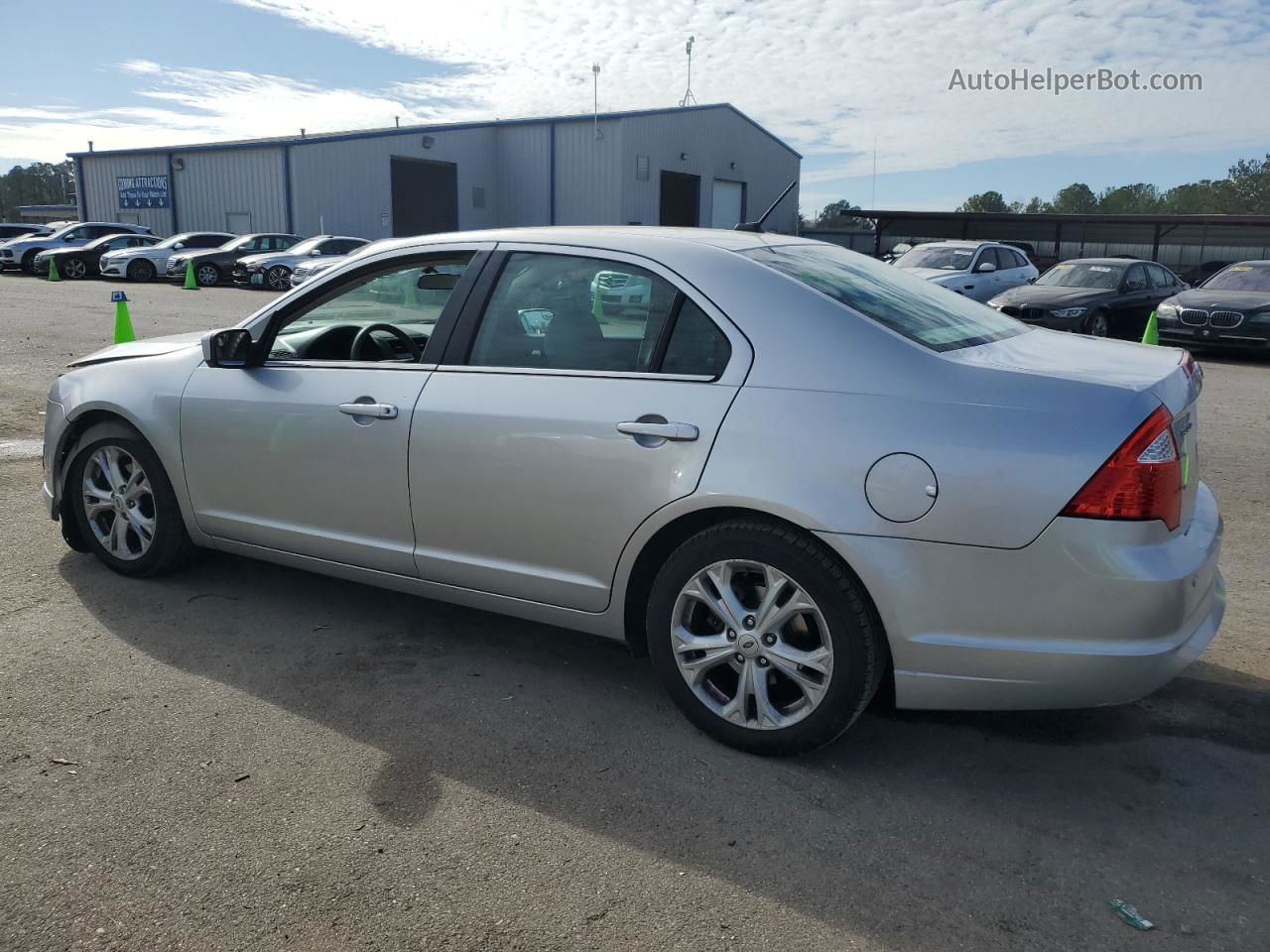 2012 Ford Fusion Se Silver vin: 3FAHP0HA6CR102909