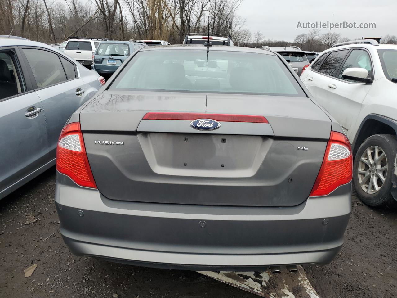 2012 Ford Fusion Se Gray vin: 3FAHP0HA6CR145761