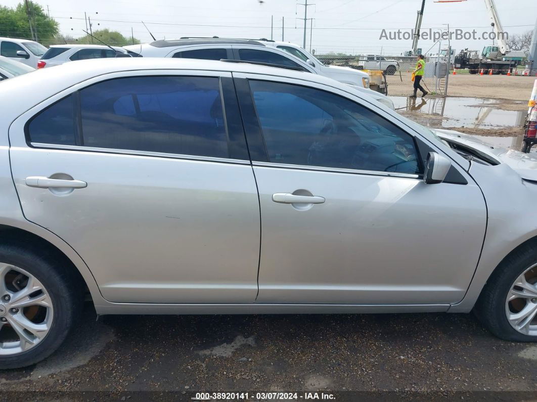 2012 Ford Fusion Se Silver vin: 3FAHP0HA6CR217929