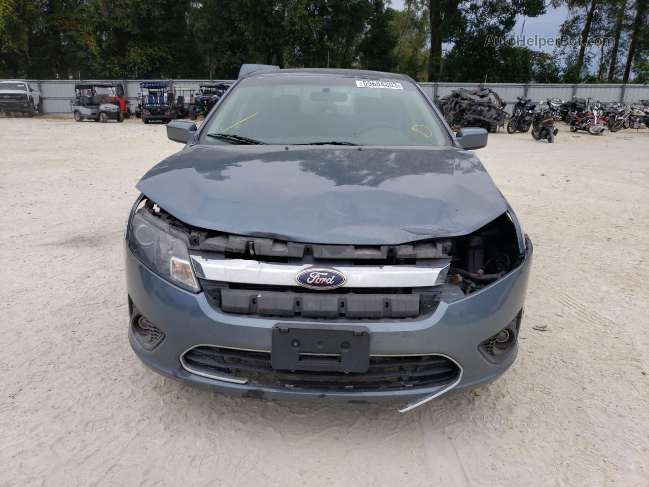 2012 Ford Fusion Se Синий vin: 3FAHP0HA6CR305945