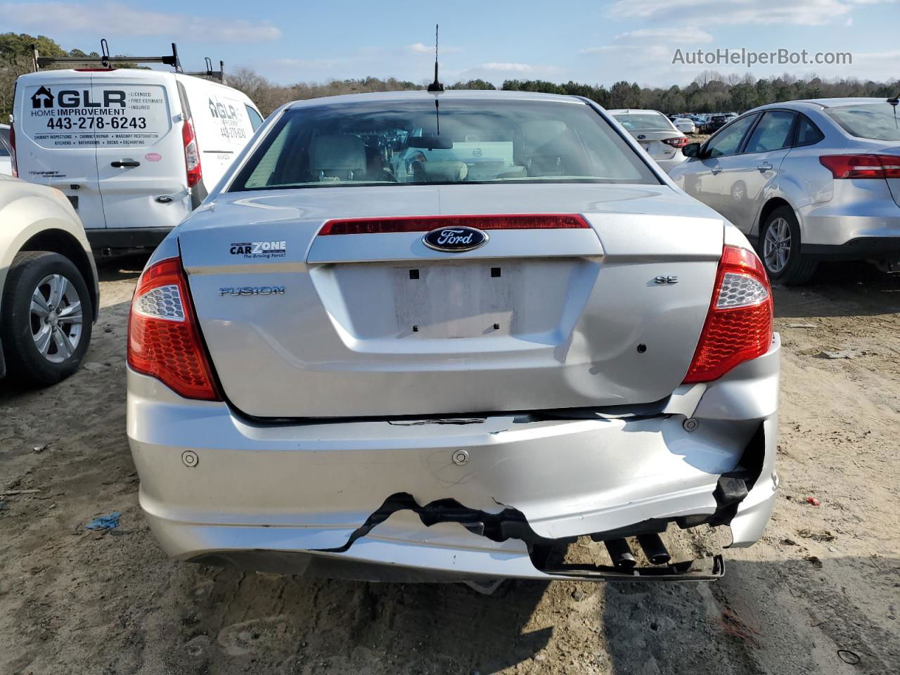 2012 Ford Fusion Se Silver vin: 3FAHP0HA6CR341473