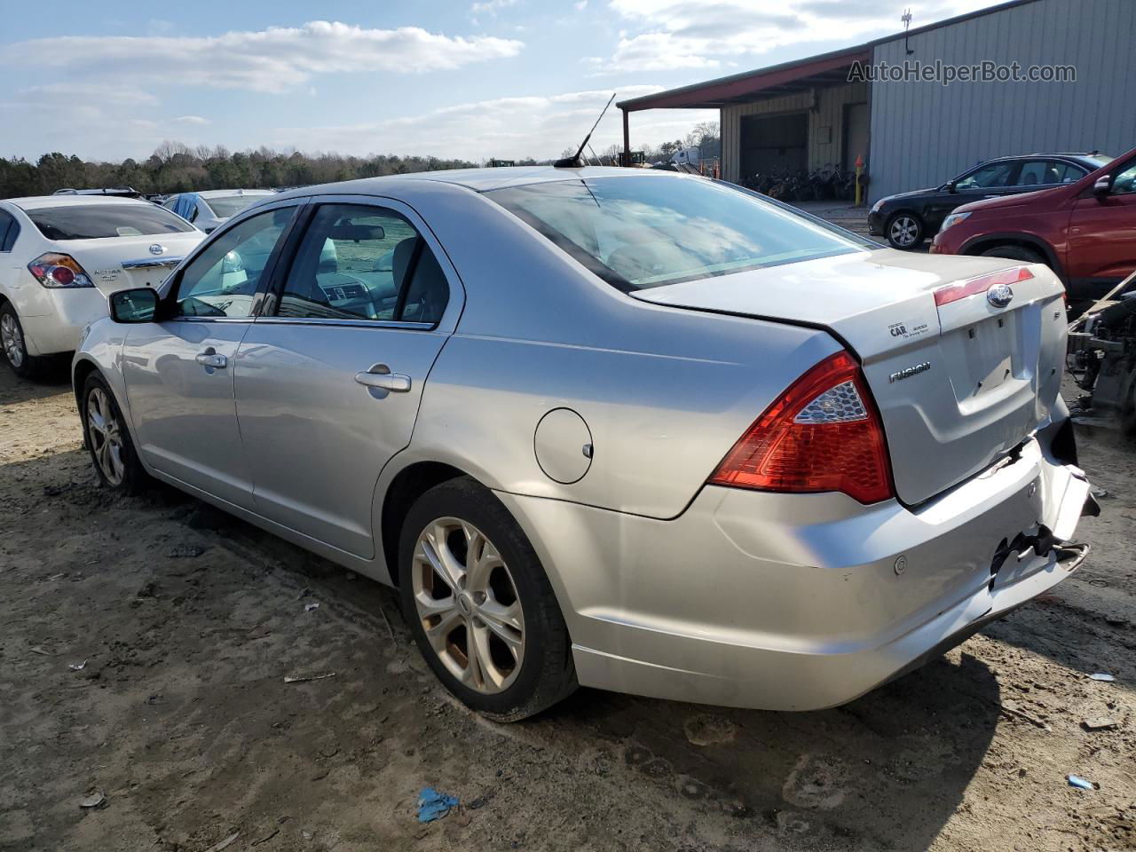 2012 Ford Fusion Se Silver vin: 3FAHP0HA6CR341473