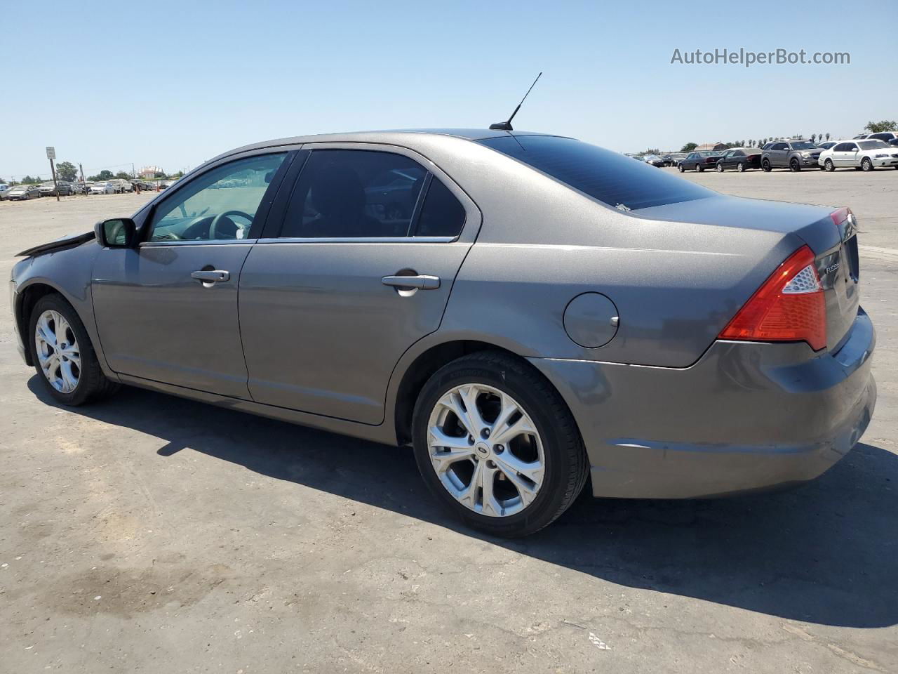 2012 Ford Fusion Se Gray vin: 3FAHP0HA6CR357382