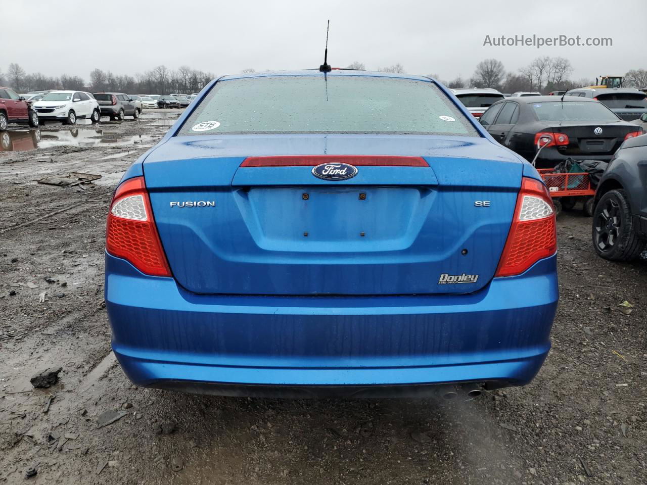 2012 Ford Fusion Se Blue vin: 3FAHP0HA6CR410372