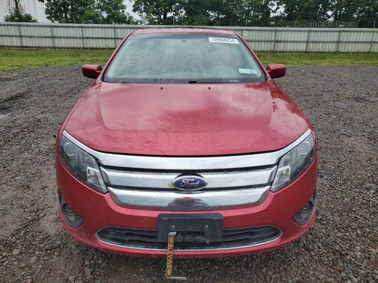 2012 Ford Fusion Se Red vin: 3FAHP0HA6CR425650