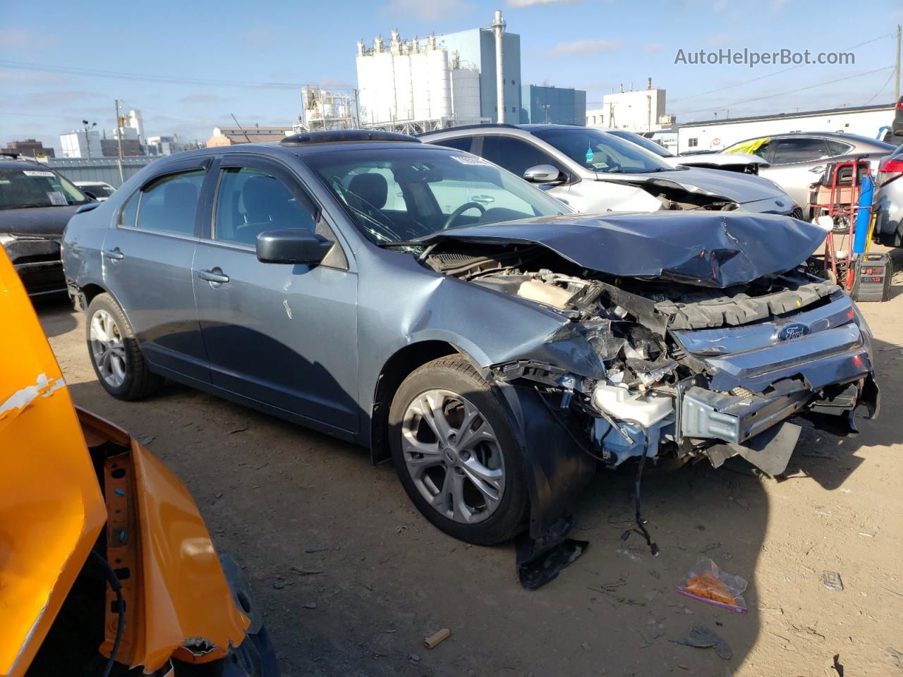 2012 Ford Fusion Se Blue vin: 3FAHP0HA6CR426278