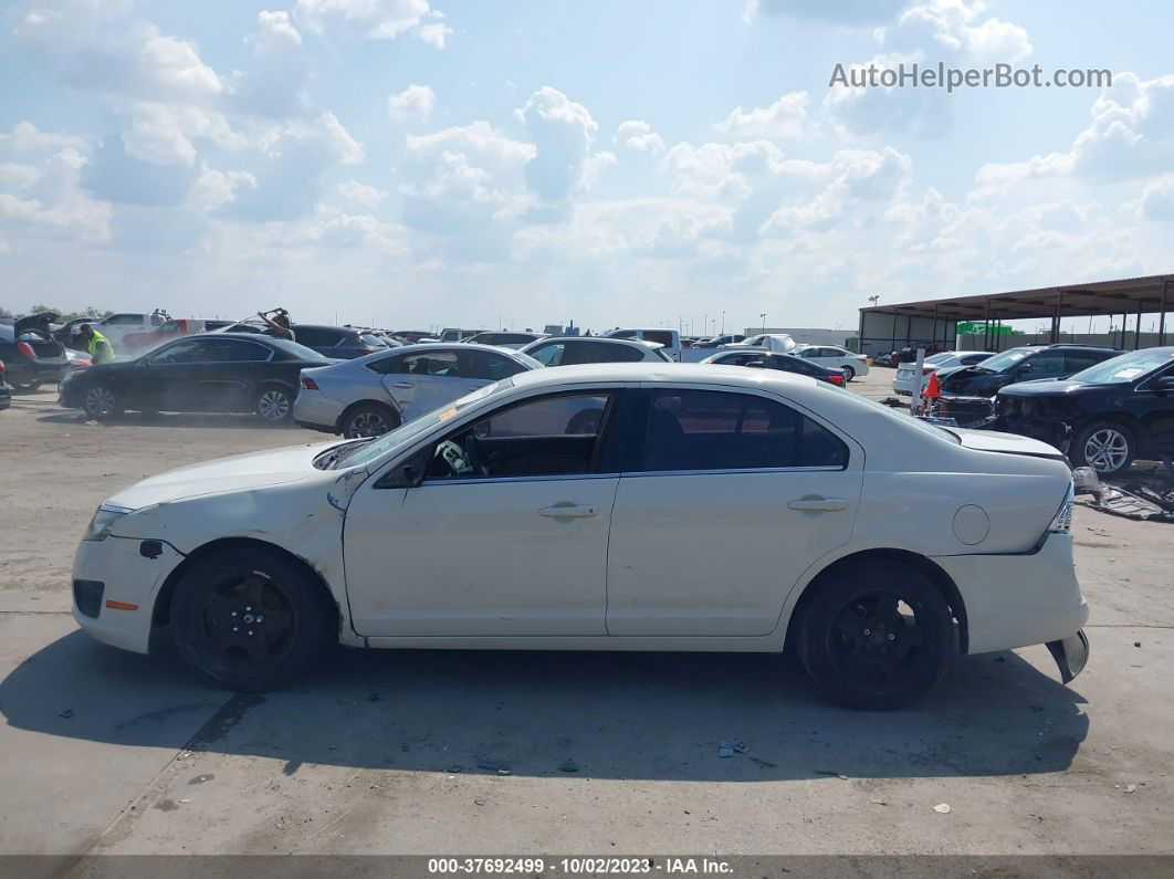 2010 Ford Fusion Se White vin: 3FAHP0HA7AR108344