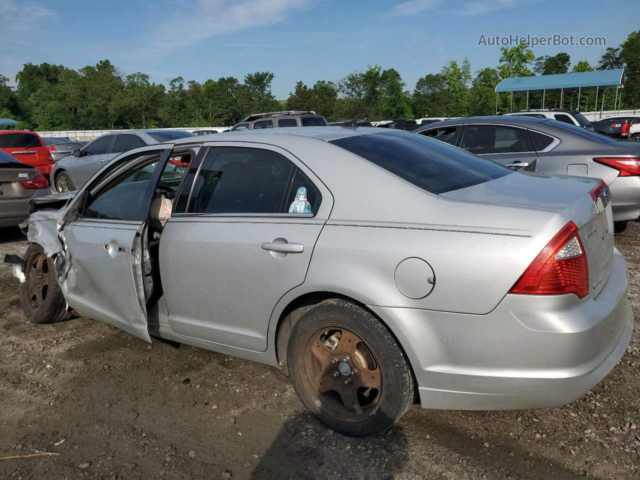 2010 Ford Fusion Se Silver vin: 3FAHP0HA7AR157463