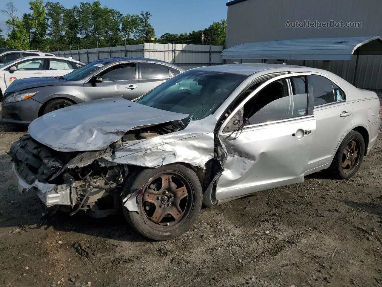 2010 Ford Fusion Se Silver vin: 3FAHP0HA7AR157463