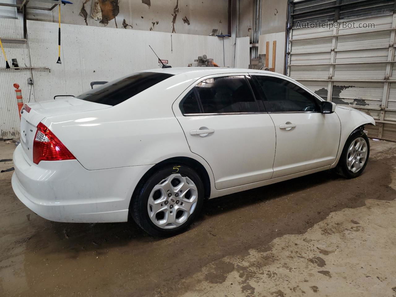 2010 Ford Fusion Se White vin: 3FAHP0HA7AR158581