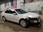 2010 Ford Fusion Se White vin: 3FAHP0HA7AR158581