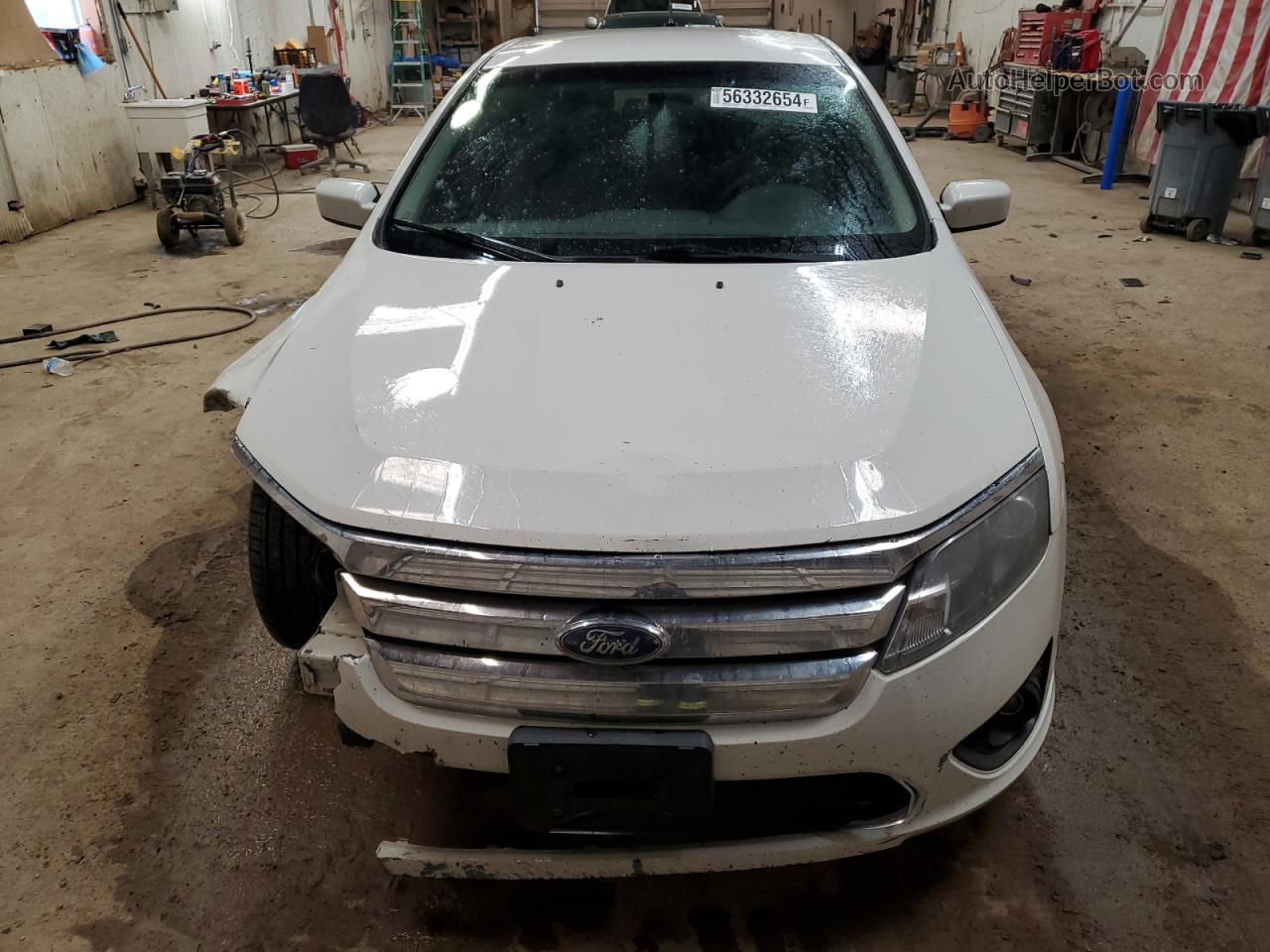 2010 Ford Fusion Se White vin: 3FAHP0HA7AR158581