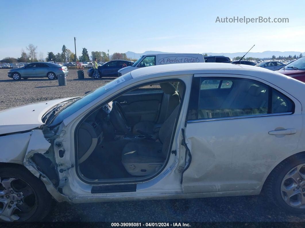 2010 Ford Fusion Se White vin: 3FAHP0HA7AR221596