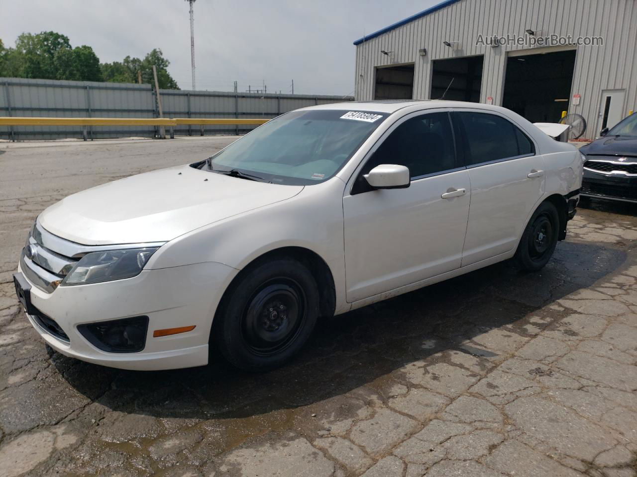 2010 Ford Fusion Se White vin: 3FAHP0HA7AR225163