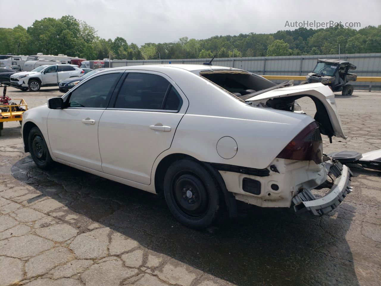 2010 Ford Fusion Se White vin: 3FAHP0HA7AR225163