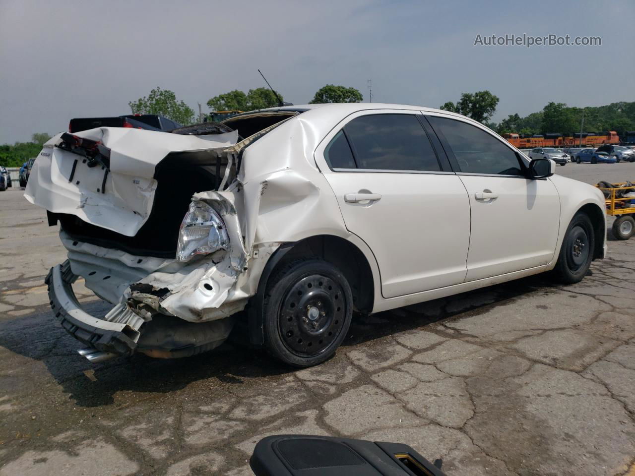 2010 Ford Fusion Se White vin: 3FAHP0HA7AR225163