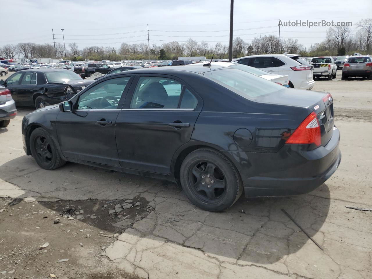 2010 Ford Fusion Se Black vin: 3FAHP0HA7AR249589