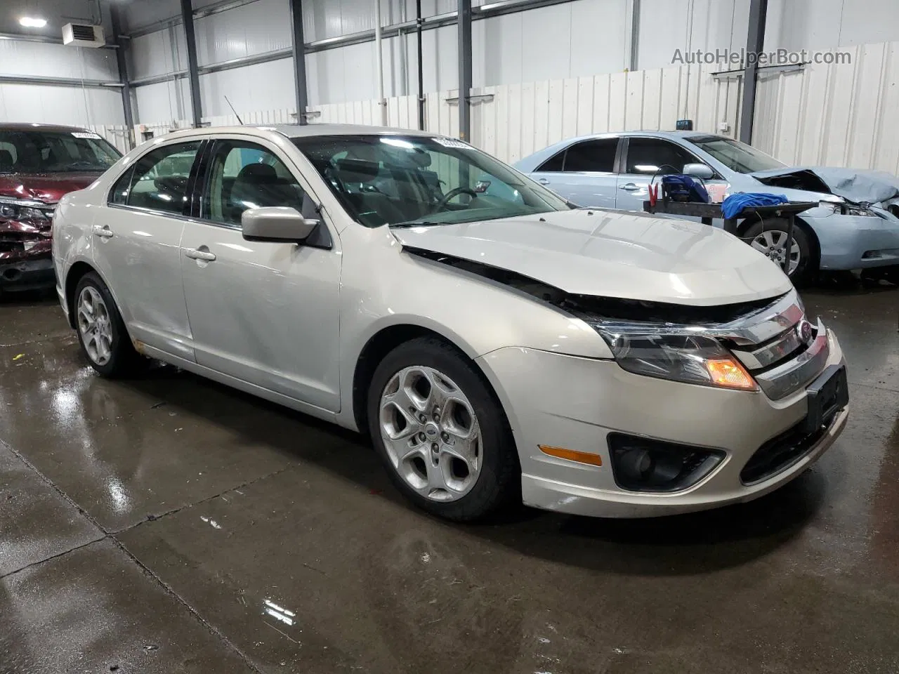 2010 Ford Fusion Se Silver vin: 3FAHP0HA7AR280339